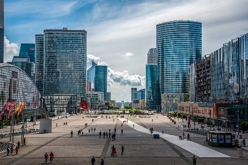 La Défense-distriktet i Paris.